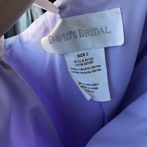 Purple Bridesmaid Dress Size 2
